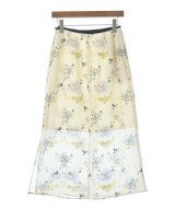 Mame Kurogouchi（マメクロゴウチ）ロング・マキシ丈スカート 白 サイズ:-(M位) レディース/2200657371012