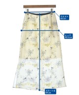 Mame Kurogouchi（マメクロゴウチ）ロング・マキシ丈スカート 白 サイズ:-(M位) レディース/2200657371012