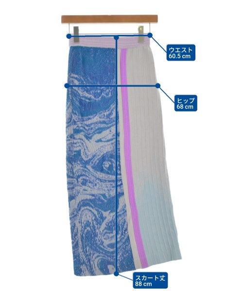 Mame Kurogouchi（マメクロゴウチ）ロング・マキシ丈スカート グレー サイズ:2(M位) レディース/2200657587109