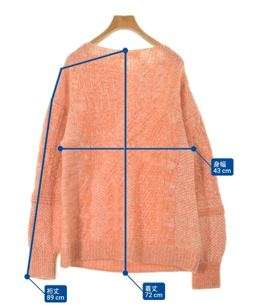 Mame Kurogouchi（マメクロゴウチ）ニット・セーター オレンジ サイズ:1(S位) レディース/2200657587123