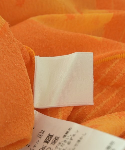 Mame Kurogouchi（マメクロゴウチ）Tシャツ・カットソー オレンジ サイズ:2(M位) レディース/2200655652342