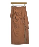 Mame Kurogouchi（マメクロゴウチ）ロング・マキシ丈スカート オレンジ サイズ:1(S位) レディース/2200655024156