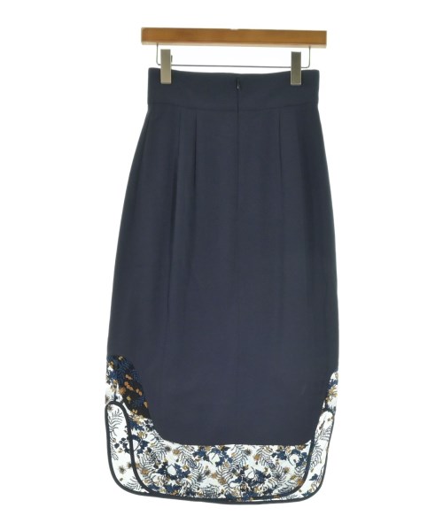 Mame Kurogouchi（マメクロゴウチ）ロング・マキシ丈スカート 紺 サイズ:1(S位) レディース/2200656872046