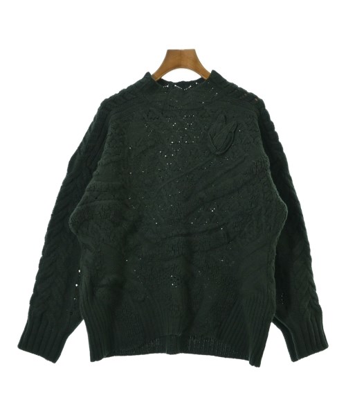Mame Kurogouchi(マメ　クロゴウチ)ニット・セーター 緑 サイズ:2(M位)/2200659531025