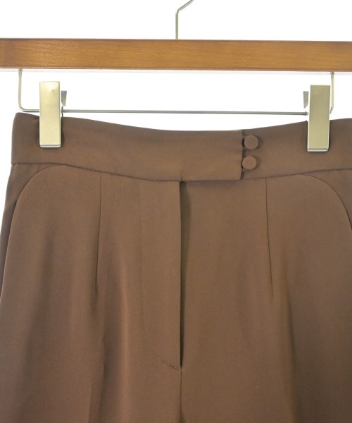 Mame Kurogouchi（マメクロゴウチ）スラックス 茶 サイズ:1(S位) レディース/2200654344040