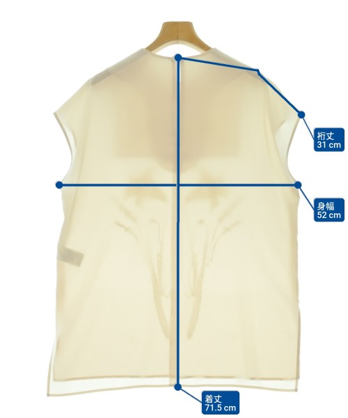 Mame Kurogouchi（マメクロゴウチ）ブラウス 白 サイズ:2(M位) レディース/2200647700051