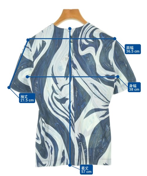 Mame Kurogouchi（マメクロゴウチ）Tシャツ・カットソー 青 サイズ:1(S位) レディース/2200713228205