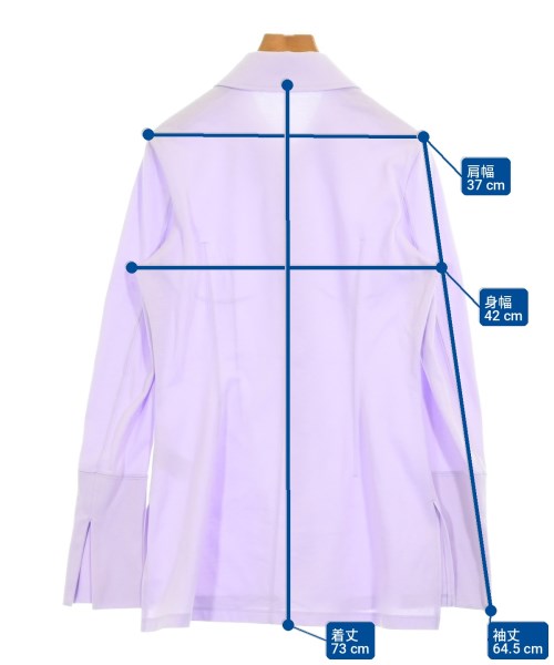 Mame Kurogouchi（マメクロゴウチ）Tシャツ・カットソー 紫 サイズ:2(M位) レディース/2200717131037