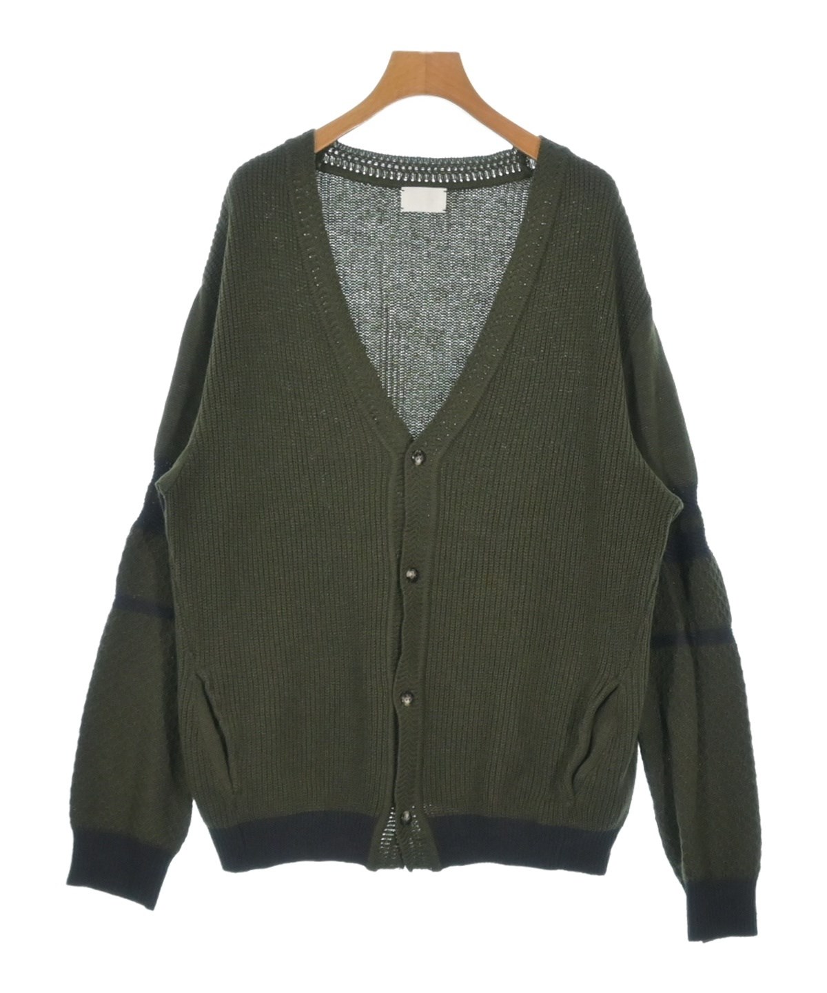 Mame Kurogouchi（マメクロゴウチ）カーディガン カーキ サイズ:1(S位