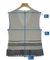 Mame Kurogouchi（マメクロゴウチ）ベスト/ノースリーブ グレー サイズ:1(S位) レディース/2200649111046