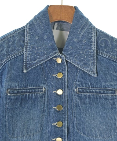 Mame Kurogouchi（マメクロゴウチ）デニムジャケット 青 サイズ:1(S位) レディース/2200636134089