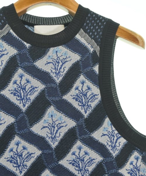 Mame Kurogouchi（マメクロゴウチ）ベスト 紺 サイズ:1(S位) レディース/2200645526042