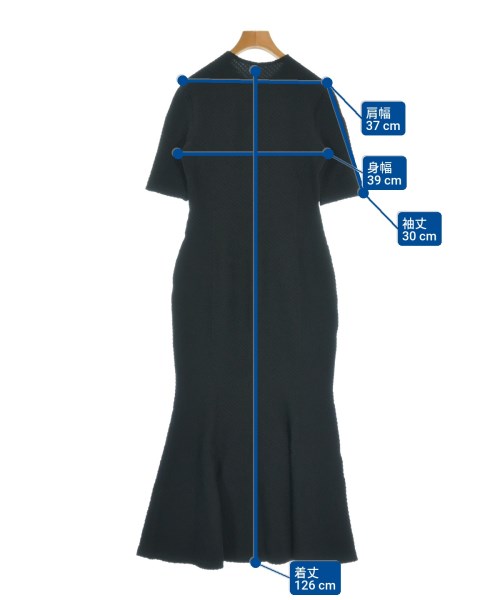 Mame Kurogouchi（マメクロゴウチ）ワンピース 黒 サイズ:3(L位) レディース/2200645200041