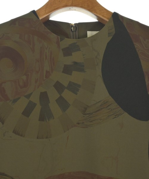 Mame Kurogouchi（マメクロゴウチ）ワンピース カーキ サイズ:3(L位) レディース/2200645976090