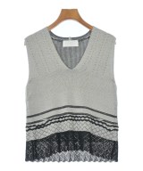 Mame Kurogouchi（マメクロゴウチ）ベスト 白 サイズ:1(S位) レディース/2200643165021