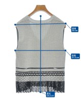 Mame Kurogouchi（マメクロゴウチ）ベスト 白 サイズ:1(S位) レディース/2200643165021