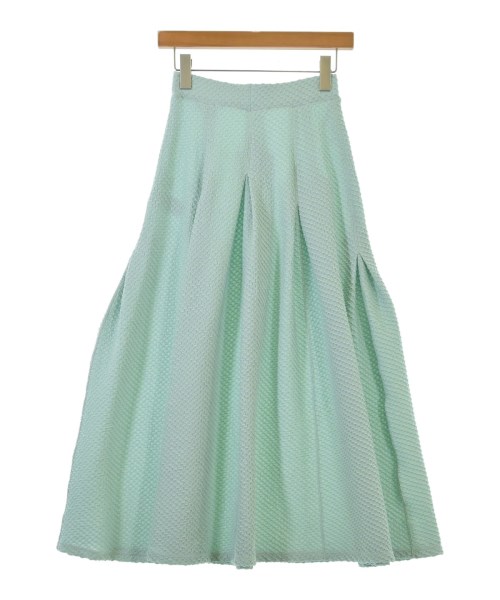 Mame Kurogouchi（マメクロゴウチ）ロング・マキシ丈スカート 緑 サイズ:1(S位) レディース/2200654217023