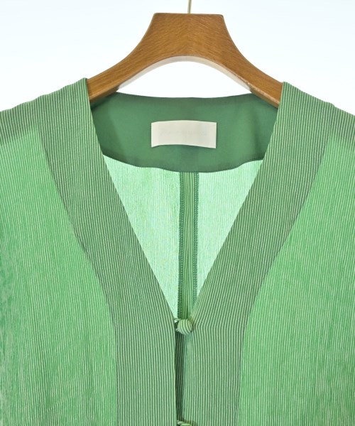 Mame Kurogouchi（マメクロゴウチ）シャツワンピース 緑 サイズ:2(M位) レディース/2200661153062