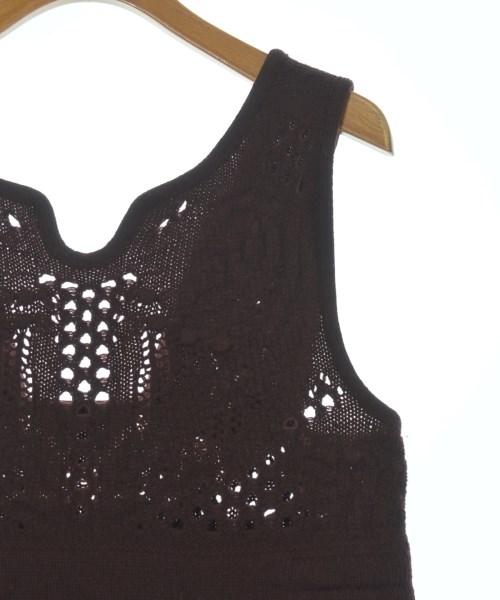 Mame Kurogouchi（マメクロゴウチ）ニット・セーター 茶 サイズ:2(M位) レディース/2200662250012