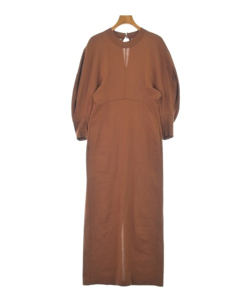 Mame Kurogouchi（マメクロゴウチ）ワンピース 茶 サイズ:3(L位) レディース/2200662860334
