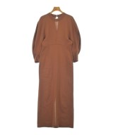 Mame Kurogouchi（マメクロゴウチ）ワンピース 茶 サイズ:3(L位) レディース/2200662860334