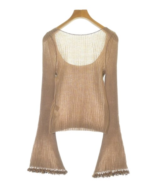 Mame Kurogouchi（マメクロゴウチ）ニット・セーター 茶 サイズ:1(S位) レディース/2200668040112