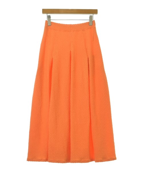 Mame Kurogouchi(マメ　クロゴウチ)ロング・マキシ丈スカート オレンジ サイズ:2(M位)/2200668616058