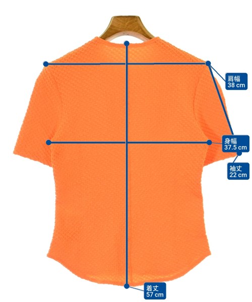 Mame Kurogouchi（マメクロゴウチ）Tシャツ・カットソー オレンジ サイズ:3(L位) レディース/2200668616072