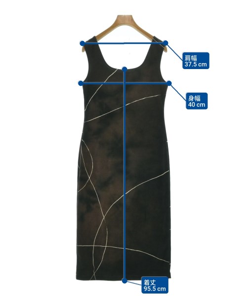 Mame Kurogouchi（マメクロゴウチ）ワンピース 茶 サイズ:1(S位) レディース/2200670029051