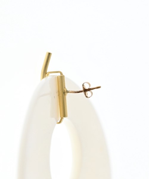 Mame Kurogouchi（マメクロゴウチ）ピアス 白 サイズ:- レディース/2200670186013