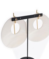 Mame Kurogouchi（マメクロゴウチ）ピアス 白 サイズ:- レディース/2200670186013