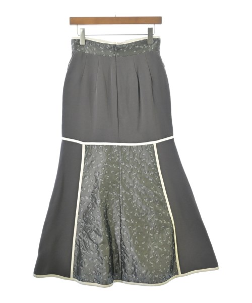Mame Kurogouchi（マメクロゴウチ）ロング・マキシ丈スカート グレー サイズ:2(M位) レディース/2200668943024