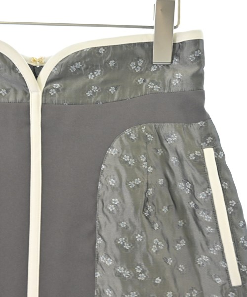 Mame Kurogouchi（マメクロゴウチ）ロング・マキシ丈スカート グレー サイズ:2(M位) レディース/2200668943024