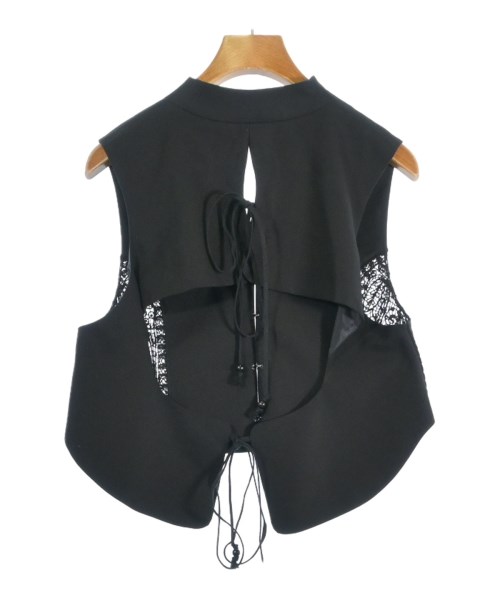 Mame Kurogouchi（マメクロゴウチ）ベスト 黒 サイズ:2(M位) レディース/2200671534011