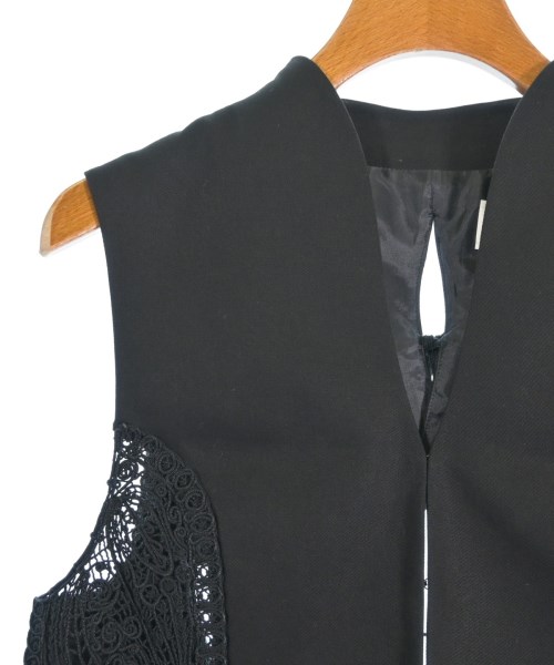 Mame Kurogouchi（マメクロゴウチ）ベスト 黒 サイズ:2(M位) レディース/2200671534011