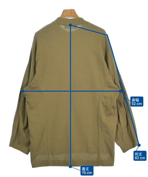 Mame Kurogouchi（マメクロゴウチ）Tシャツ・カットソー カーキ サイズ:1(S位) レディース/2200671912017