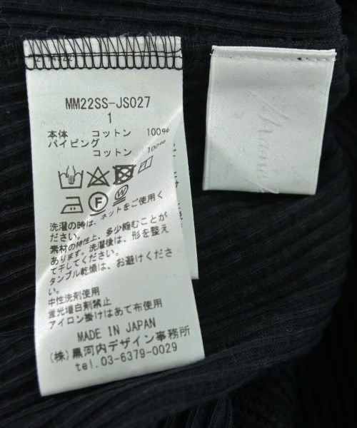 Mame Kurogouchi（マメクロゴウチ）Tシャツ・カットソー 黒 サイズ:1(S位) レディース/2200720206067
