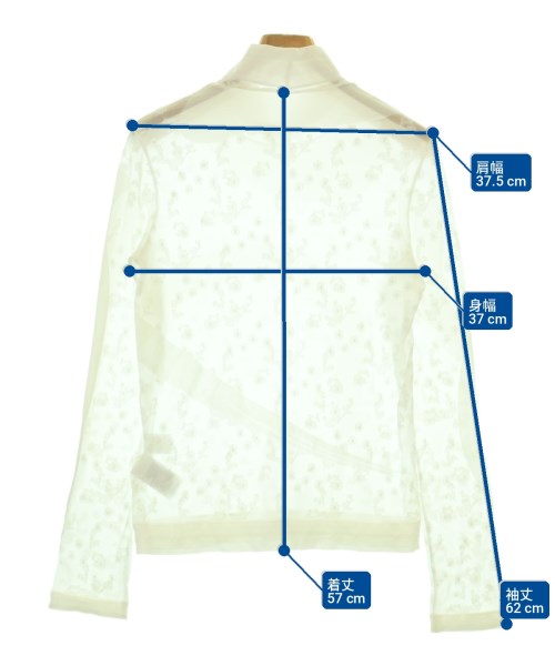 Mame Kurogouchi（マメクロゴウチ）Tシャツ・カットソー 白 サイズ:2(M位) レディース/2200722980071