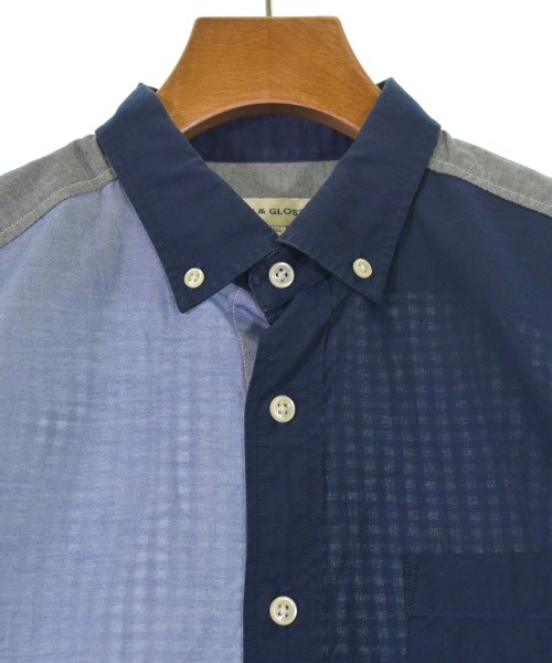 FREDY&GLOSTER（フレディーアンドグロスター）カジュアルシャツ 紺 サイズ:S メンズ/2200640350031
