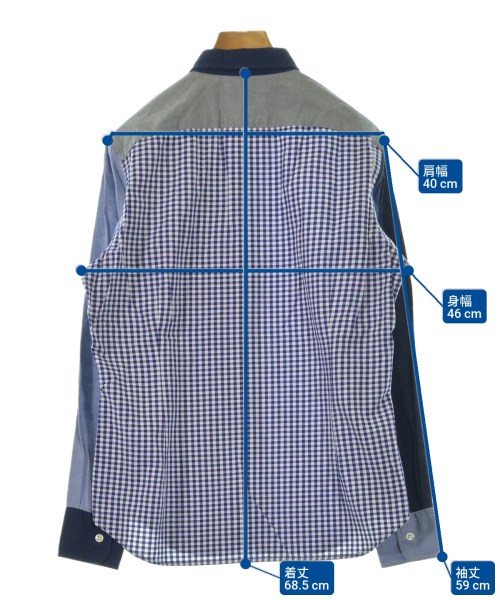 FREDY&GLOSTER（フレディーアンドグロスター）カジュアルシャツ 紺 サイズ:S メンズ/2200640350031