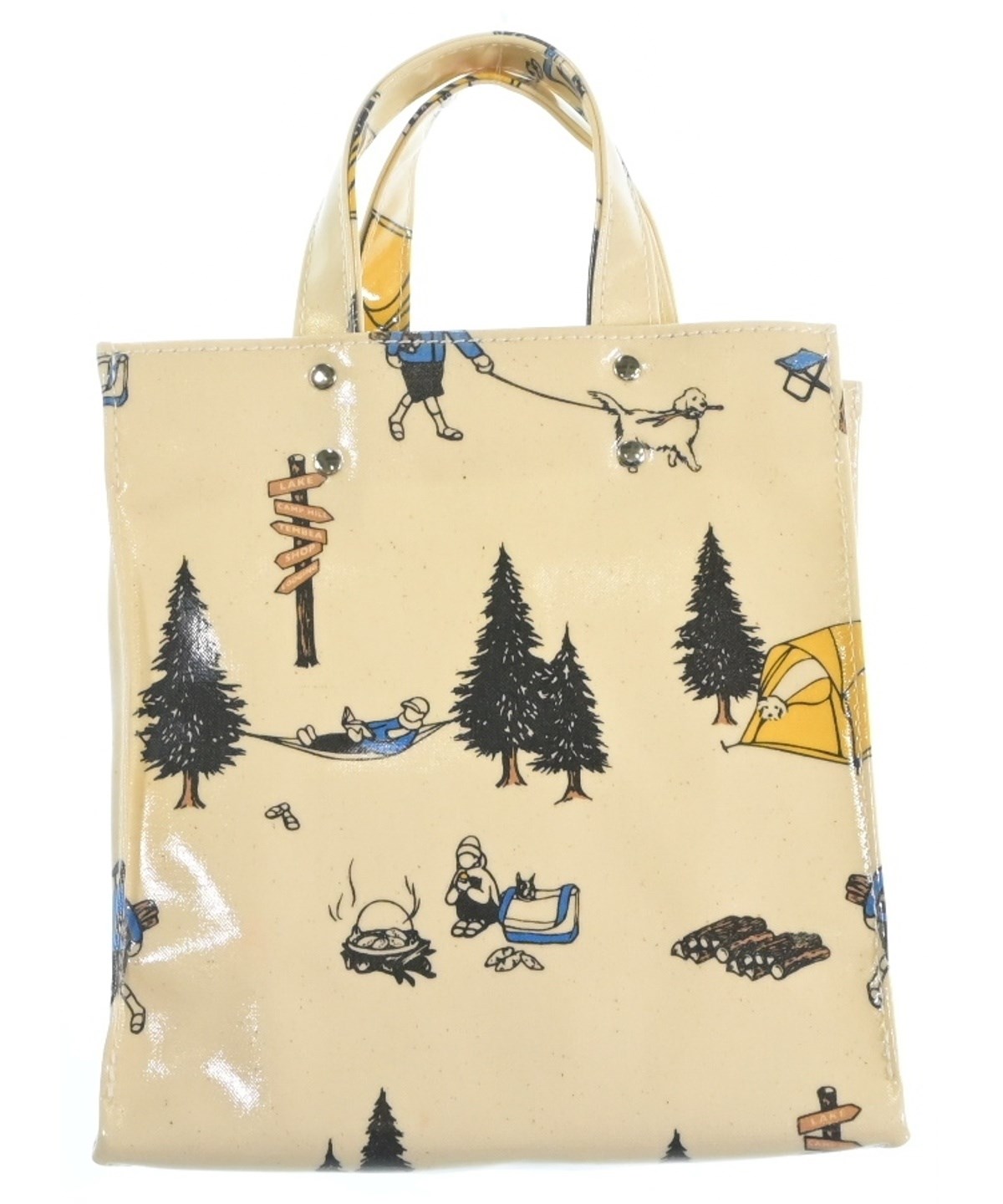 TEMBEA イエローとネイビーのトートバッグ TEMBEA｜BAGUETTE TOTE - STRATO Bee(ストラトビー