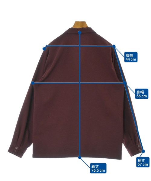 iroquois（イロコイ）テーラードジャケット 赤 サイズ:3(L位) メンズ/2200638468045