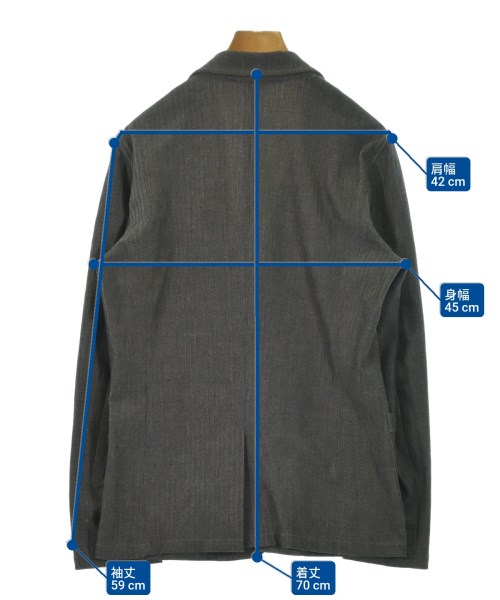 iroquois（イロコイ）テーラードジャケット グレー サイズ:2(M位) メンズ/2200638734034