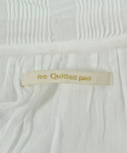 NE QUITTEZ PAS（ヌキテパ）カジュアルシャツ 白 サイズ:F レディース/2200622145051