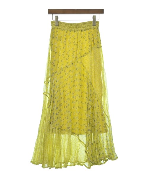NE QUITTEZ PAS（ヌキテパ）ロング・マキシ丈スカート 黄 サイズ:-(S位) レディース/2200620992893