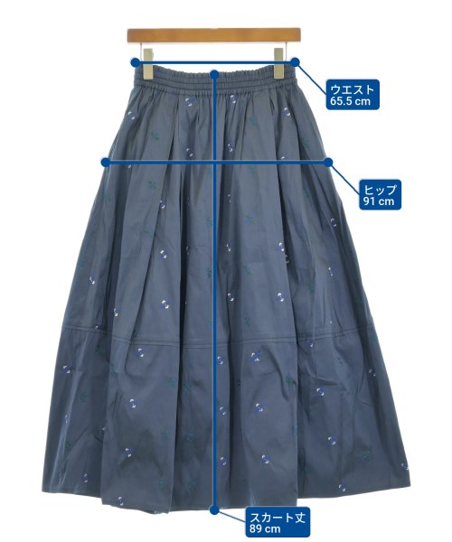NE QUITTEZ PAS（ヌキテパ）ロング・マキシ丈スカート 紺 サイズ:-(M位) レディース/2200614502039