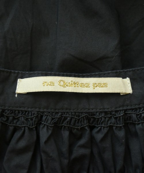 NE QUITTEZ PAS（ヌキテパ）ブラウス 黒 サイズ:F レディース/2200609926048