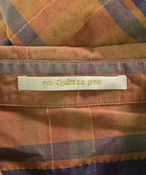 NE QUITTEZ PAS（ヌキテパ）シャツワンピース 茶 サイズ:-(M位) レディース/2200610450051