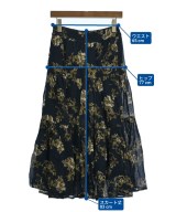 NE QUITTEZ PAS（ヌキテパ）ロング・マキシ丈スカート 紺 サイズ:-(M位) レディース/2200601661077