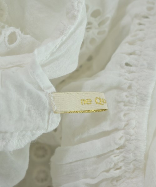 NE QUITTEZ PAS（ヌキテパ）ブラウス 白 サイズ:F レディース/2200673944115